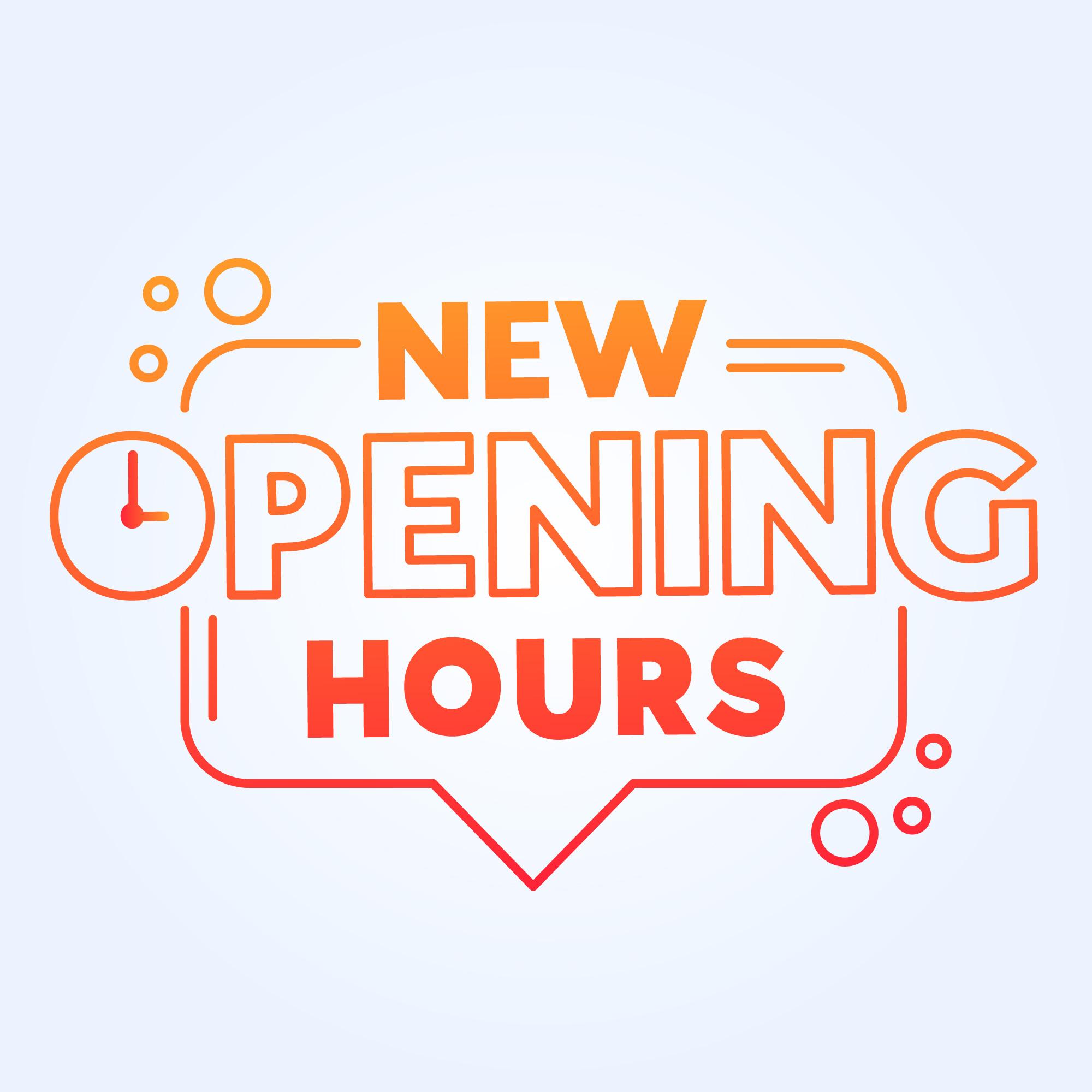 Featured image for “New Hours”